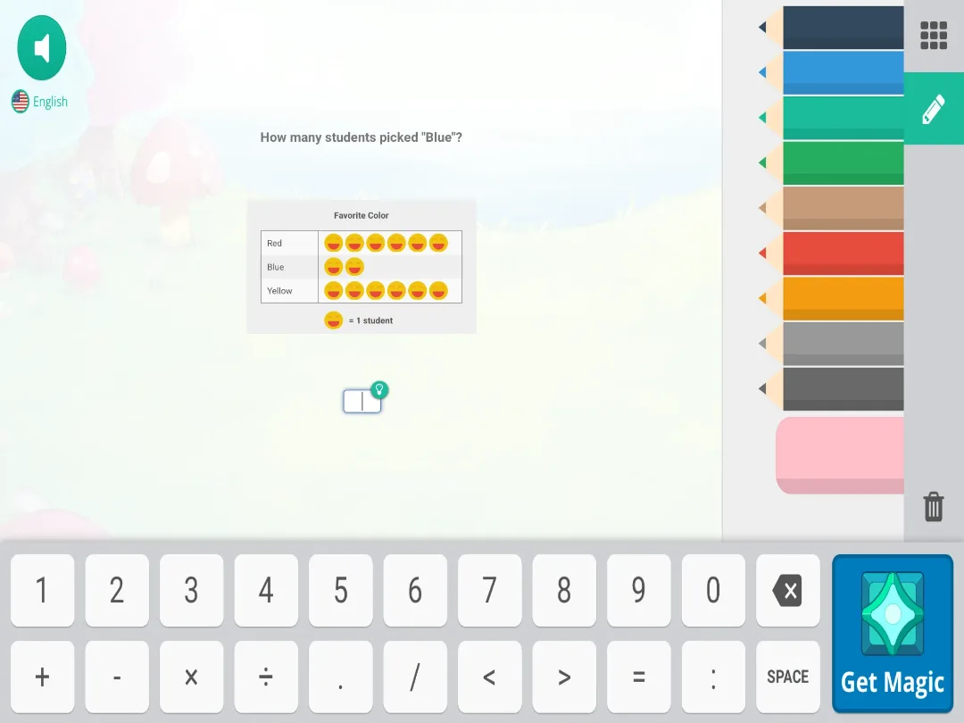 Prodigy Math game: reading a picture graph